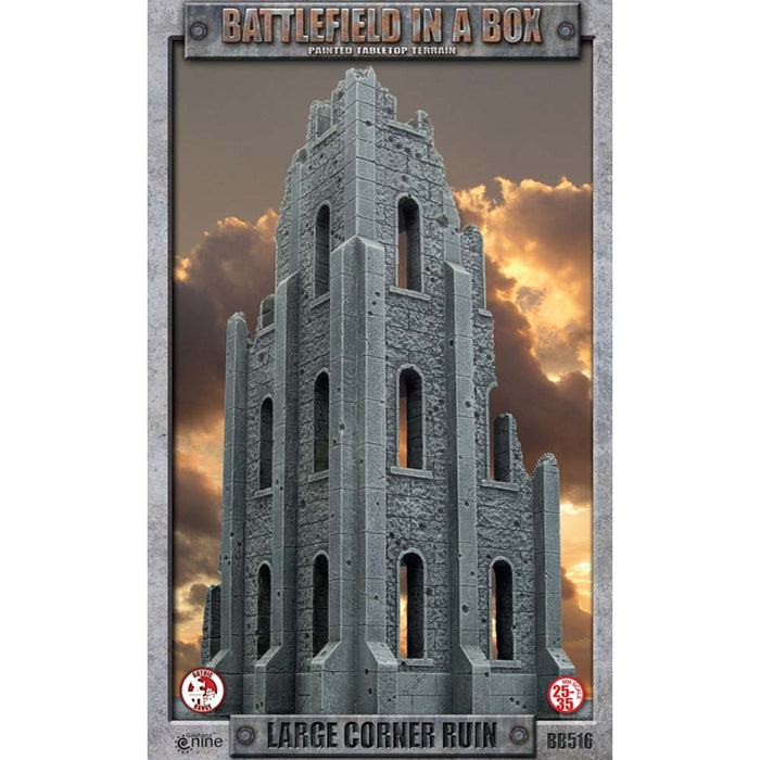 BATTLEFIELD IN A BOX - GOTHIC BATTLEFIELDS LARGE CORNER RUINS NEW - Tistaminis