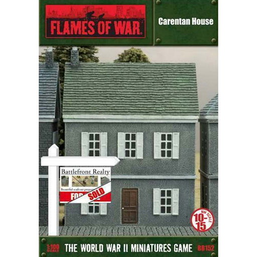 BATTLEFIELD IN A BOX EUROPEAN HOUSE - CARENTAN (X1) - WWII 15MM NEW - Tistaminis