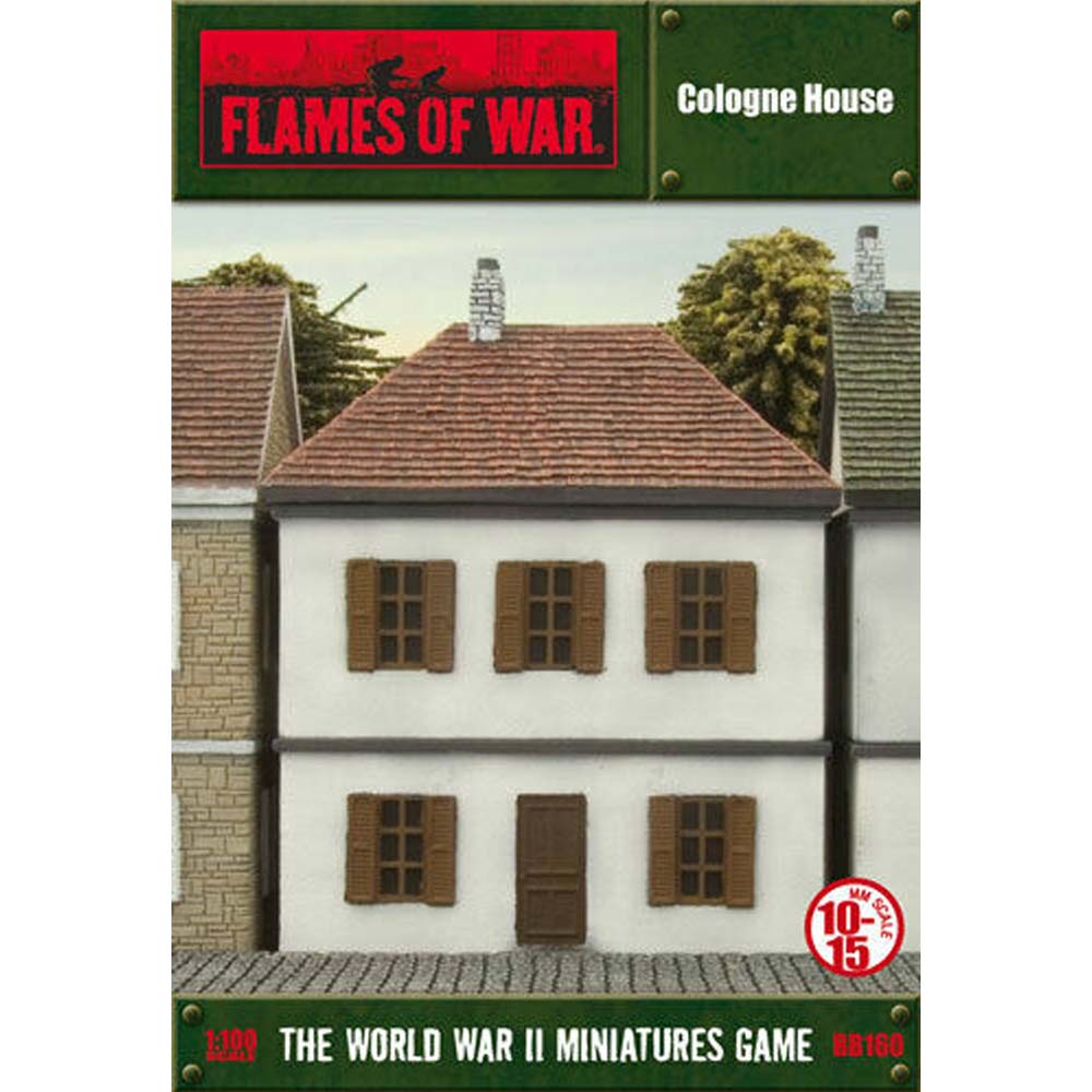 BATTLEFIELD IN A BOX EUROPEAN HOUSE - COLOGNE (X1) - WWII 15MM NEW - Tistaminis