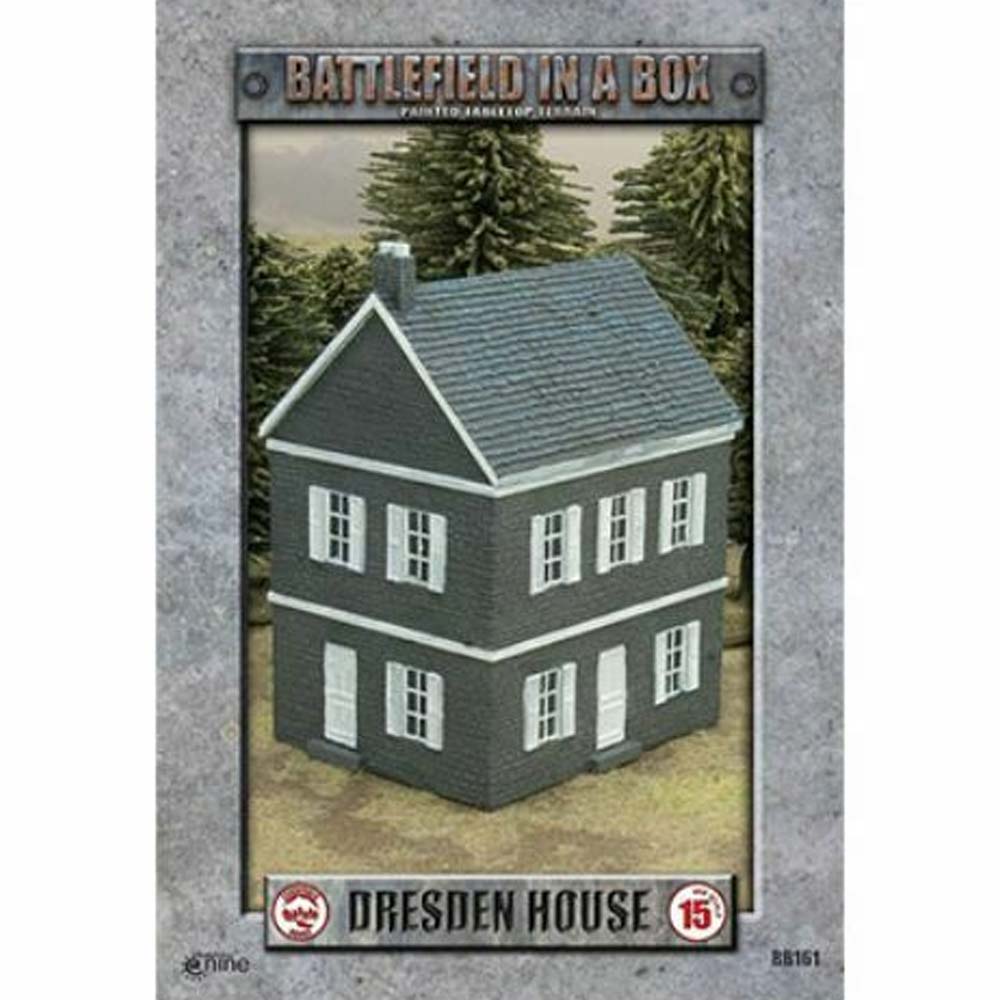BATTLEFIELD IN A BOX EUROPEAN HOUSE - DRESDEN (X1) - WWII 15MM NEW - Tistaminis