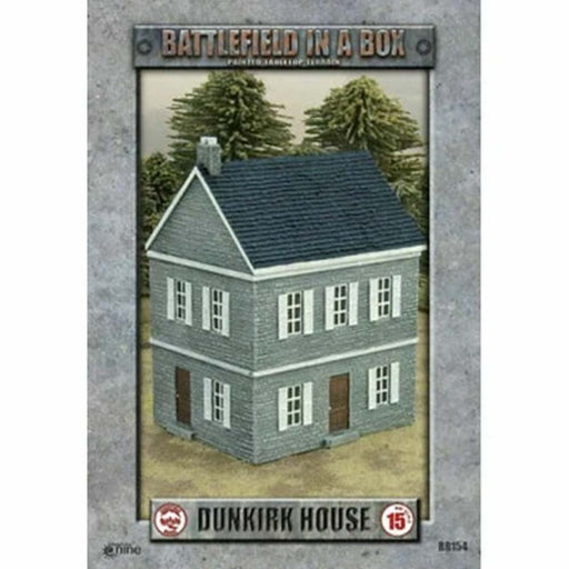 BATTLEFIELD IN A BOX	EUROPEAN HOUSE - DUNKIRK (X1) - WWII 15MM NEW - Tistaminis