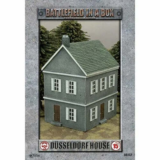 BATTLEFIELD IN A BOX EUROPEAN HOUSE - DÜSSELDORF (X1) - WWII 15MM NEW - Tistaminis