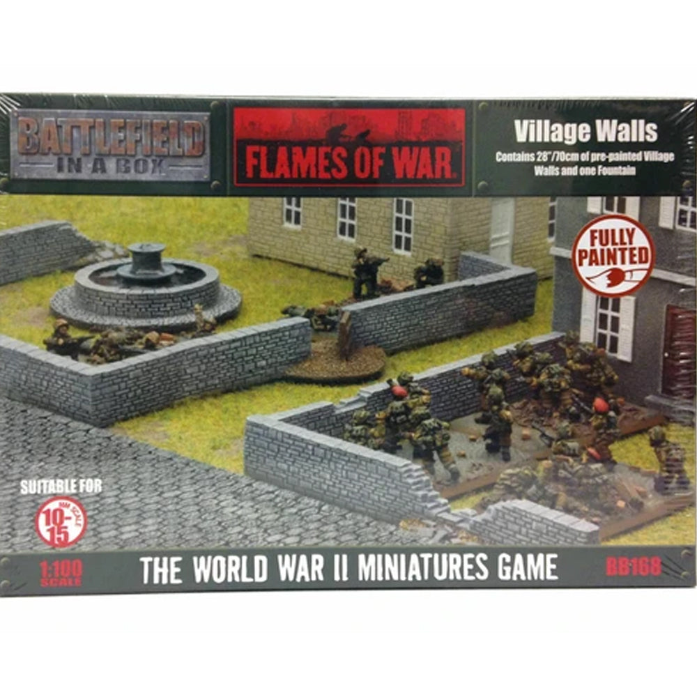 BATTLEFIELD IN A BOX FLAMES OF WAR VILLAGE WALLS NEW - Tistaminis