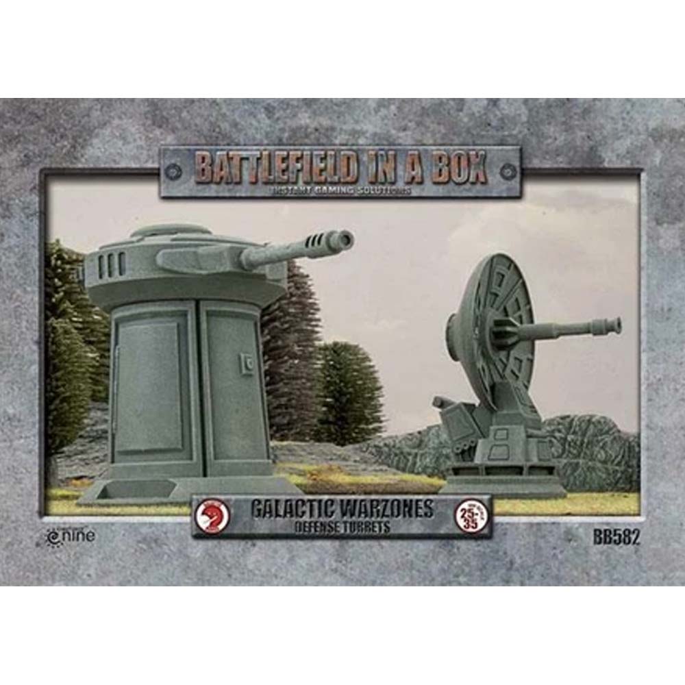 BATTLEFIELD IN A BOX GALACTIC WARZONES - DEFENSE TURRETS (X2) NEW - Tistaminis