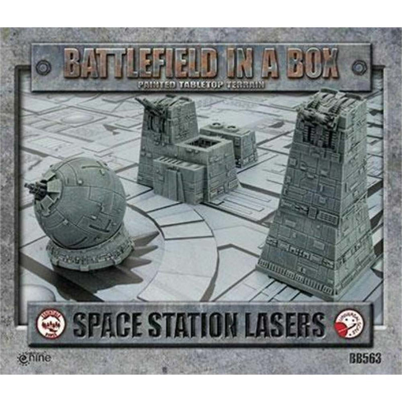 BATTLEFIELD IN A BOX GALACTIC WARZONES - SPACE STATION LASERS NEW - Tistaminis