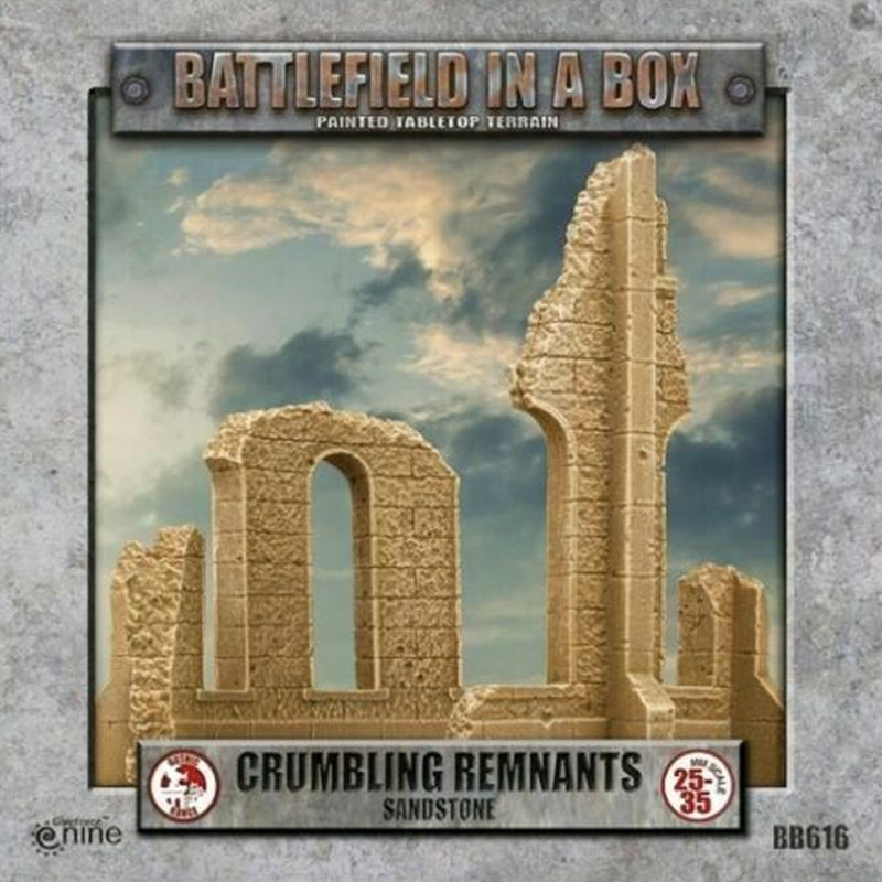 BATTLEFIELD IN A BOX GOTHIC BATTLEFIELDS - CRUMBLING REMNANTS - SANDSTONE NEW - Tistaminis