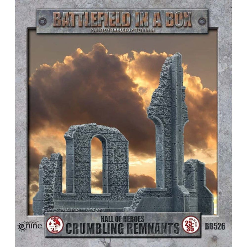 BATTLEFIELD IN A BOX GOTHIC BATTLEFIELDS - CRUMBLING REMNANTS (X2) - 30MM NEW - Tistaminis