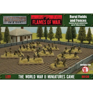 BATTLEFIELD IN A BOX RURAL FIELDS & FENCES NEW - Tistaminis