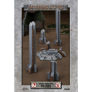 BATTLEFIELD IN A BOX SCENERY GOTHIC INDUSTRIAL - PILLARS NEW - Tistaminis