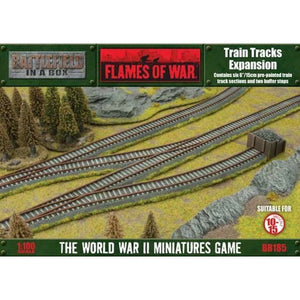 BATTLEFIELD IN A BOX TRAIN TRACKS EXPANSION NEW - Tistaminis