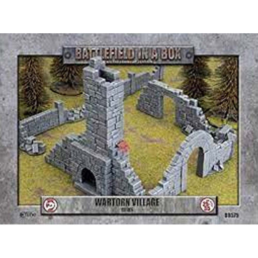 BATTLEFIELD IN A BOX WARTORN VILLAGE - RUINS TERRAIN NEW - Tistaminis