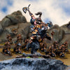 Kings of War Dwarf Berserker Lord on Brock New - Tistaminis