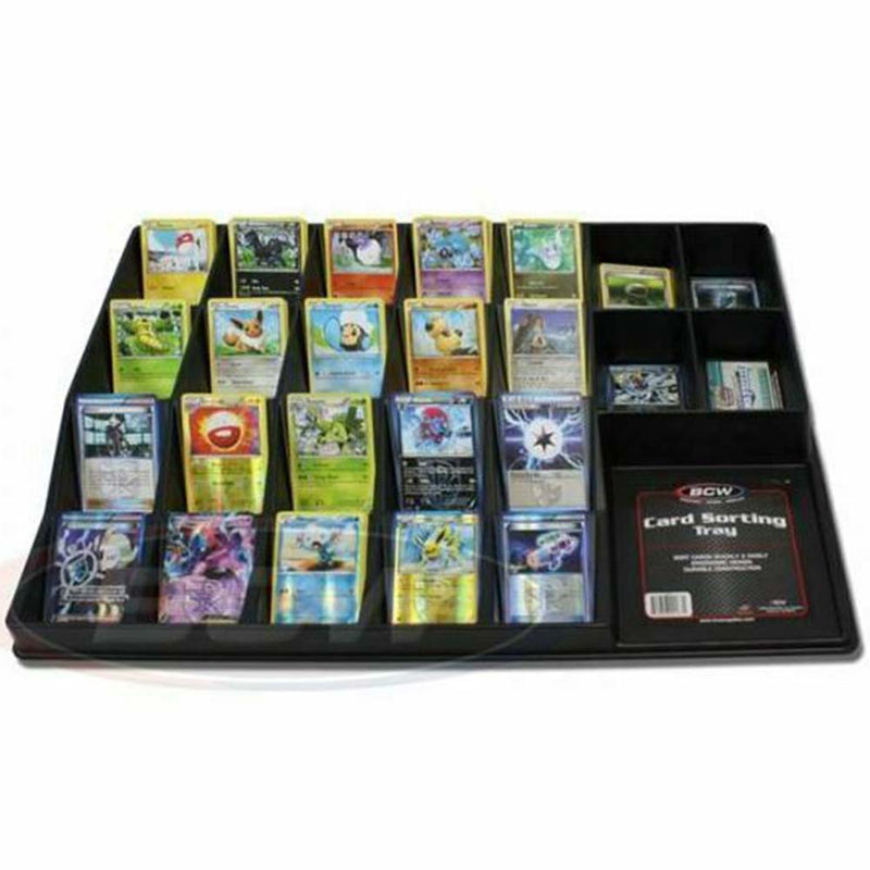 BCW CARD SORTING TRAY BLACK- 24 CELLS NEW - Tistaminis