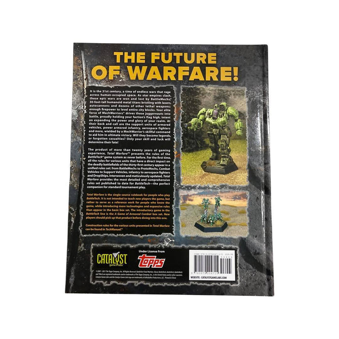 Battle Tech CBT CLASSIC BATTLETECH TOTAL WARFARE - RPB3 - Tistaminis