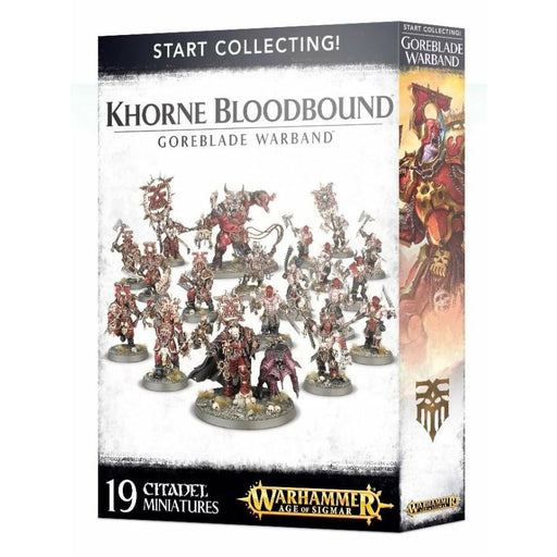 Warhammer Warriors of Chaos Bloodbound Goreblade Warband Start Collecting New | TISTAMINIS