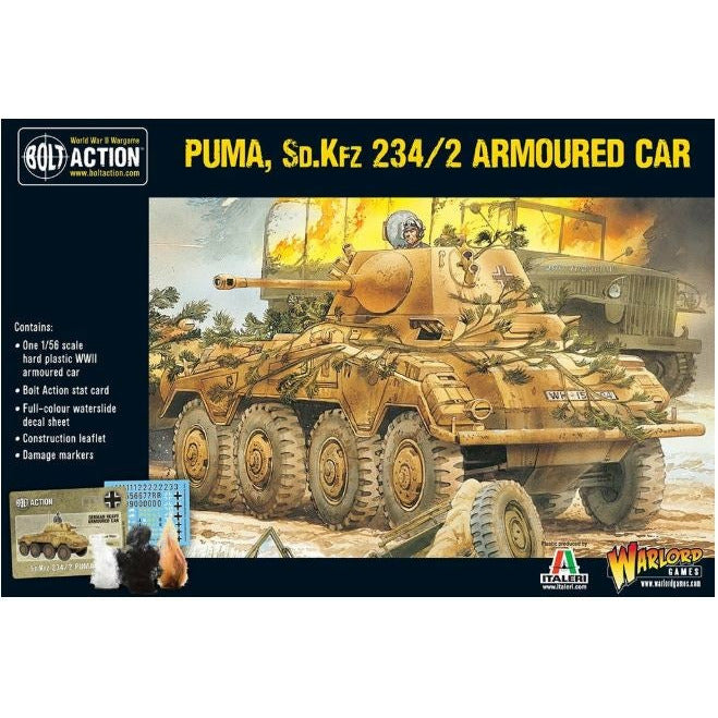 Bolt Action Puma Sd.Kfz 234/2 Armoured Car New | TISTAMINIS