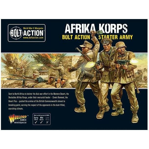 Bolt Action Afrika Korps German Starter Army New | TISTAMINIS