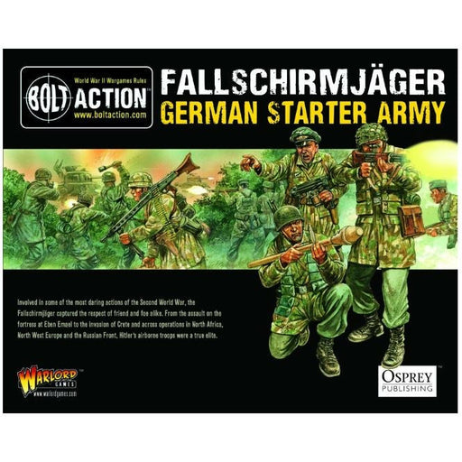 Bolt Action Fallschirmjager German Starter Army New | TISTAMINIS