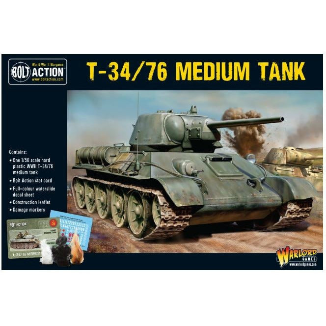 Bolt Action T-34/76 Medium Tank New | TISTAMINIS