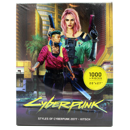 CYBERPUNK 2077 PUZZLE 1000PC KITSCH - Tistaminis