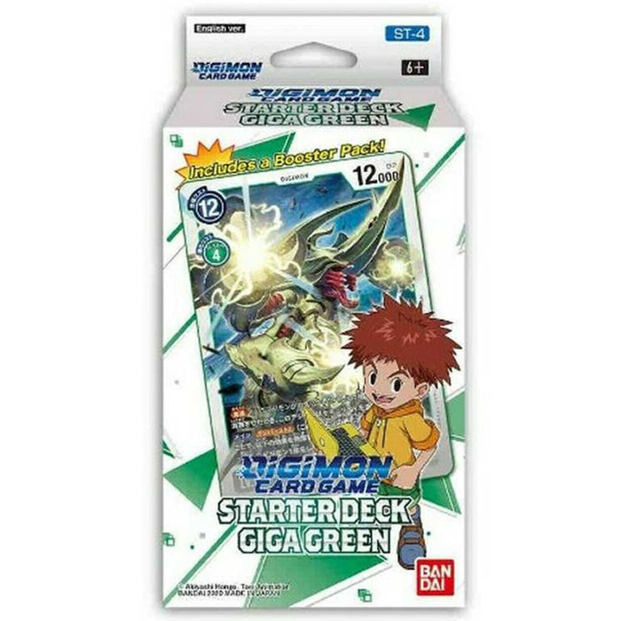 DIGIMON STARTER DECK GIGA GREEN NEW CARD GAME - Tistaminis