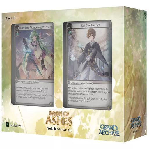 Grand Archive TCG Dawn of Ashes KICKSTARTER 1st Edition Prelude Starter Kit - Tistaminis