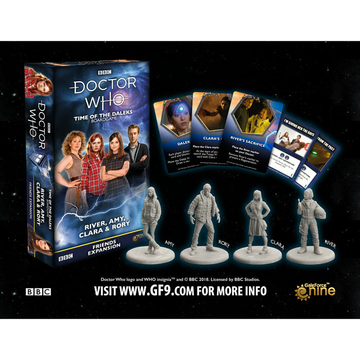 DOCTOR WHO TIME OF THE DALEKS EXPANSION COMPANIONS SET 1 BOARD GAME NEW - Tistaminis