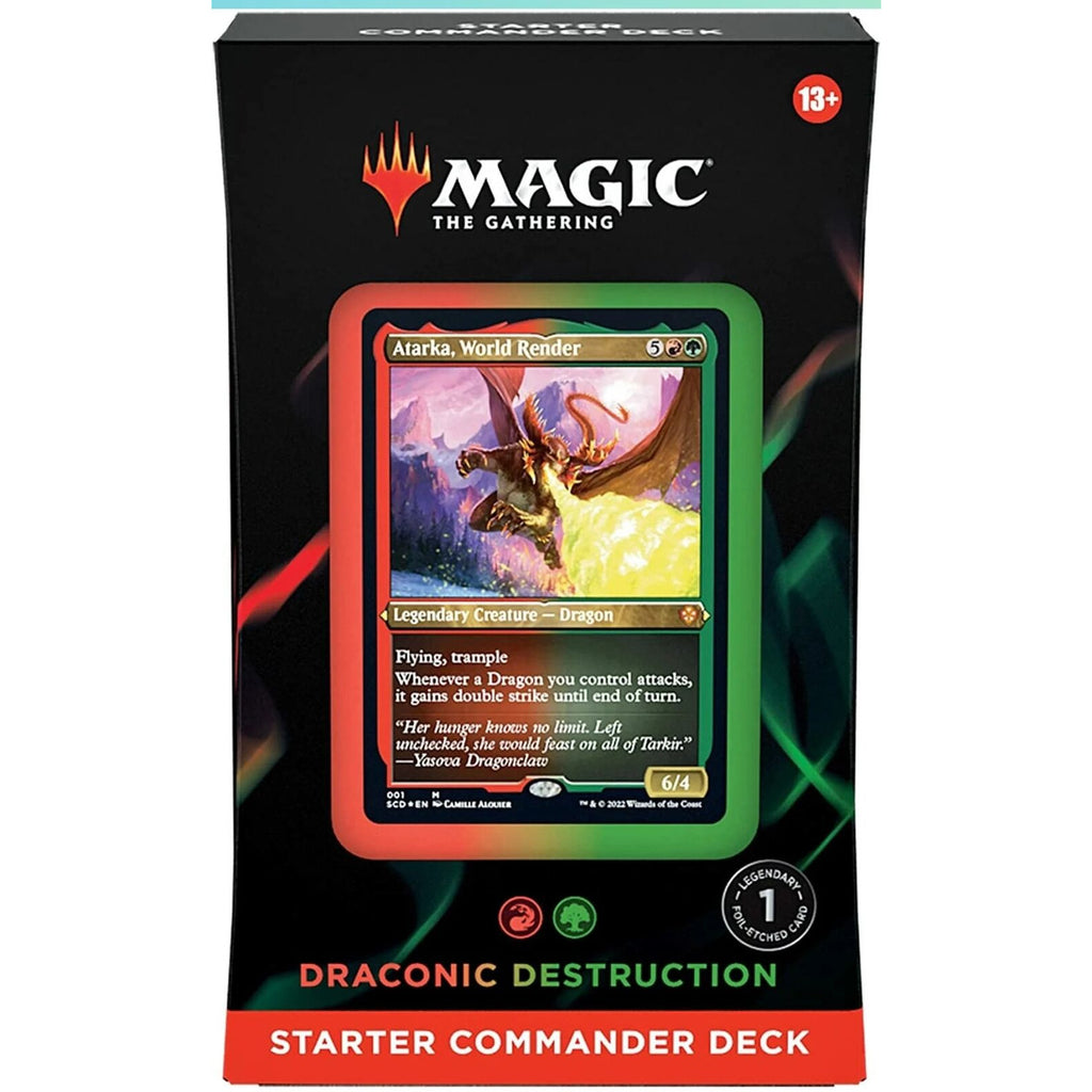 Magic the Gathering Starter Commander Deck -  Draconnic Destruction New - Tistaminis