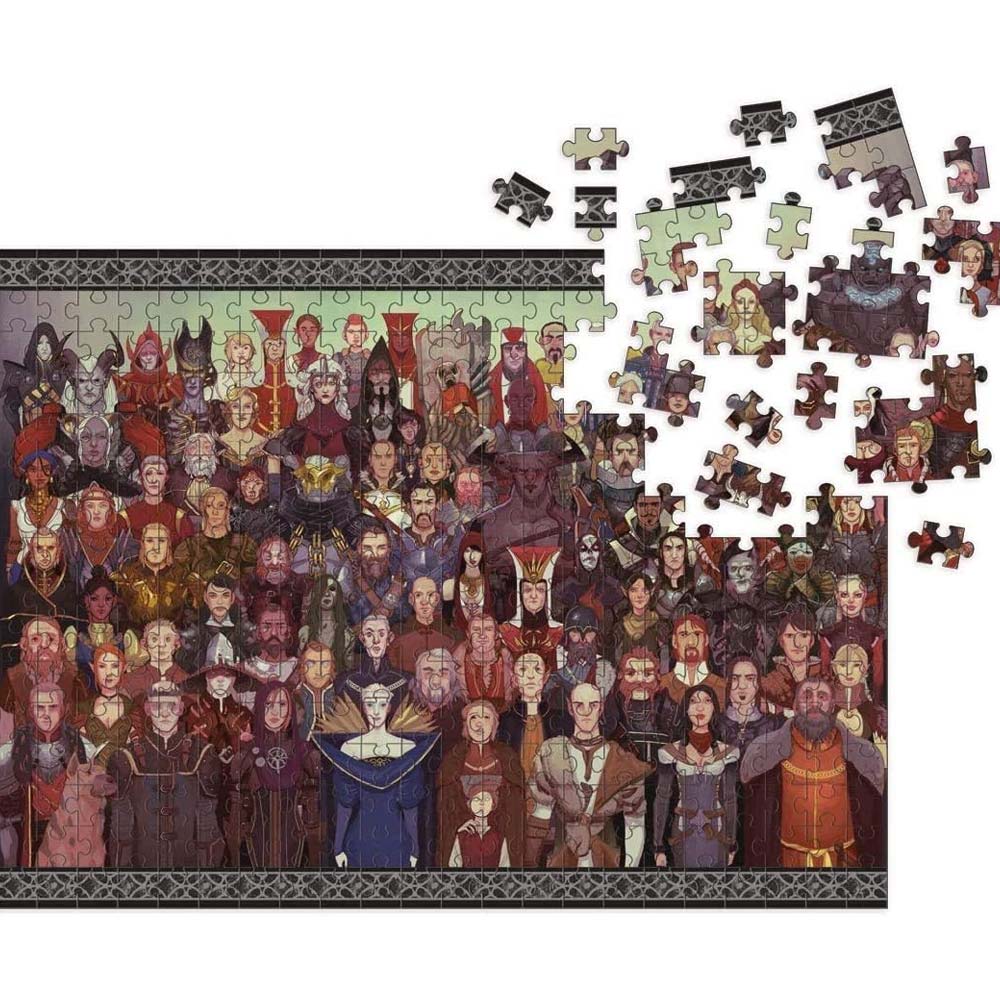 DRAGON AGE 1000 PC PUZZLE CAST OF THOUSANDS NEW - Tistaminis
