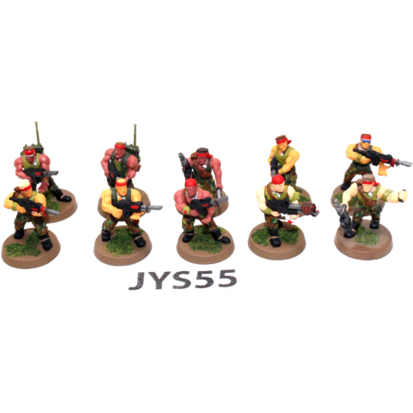 Warhammer Imperial Guard Catachans Guards Men - JYS55 - Tistaminis
