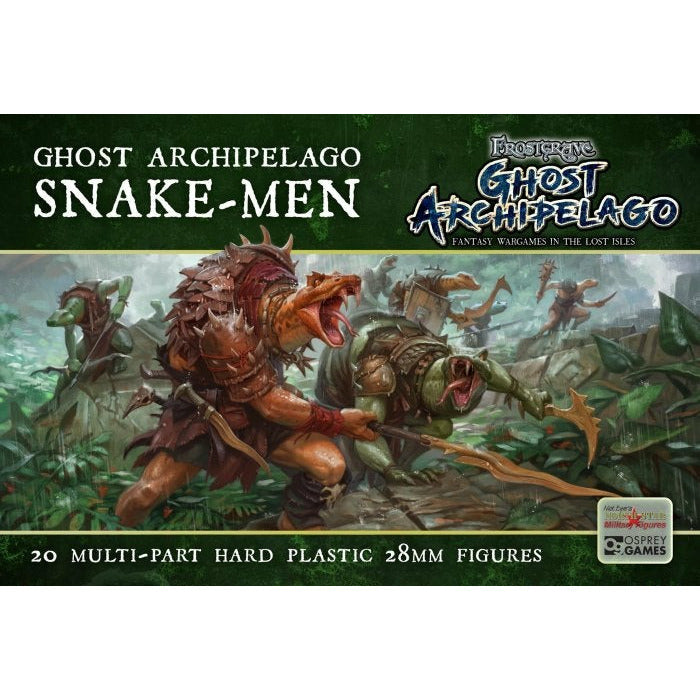 Frostgrave Ghost Archipelago Snake-men New - Tistaminis