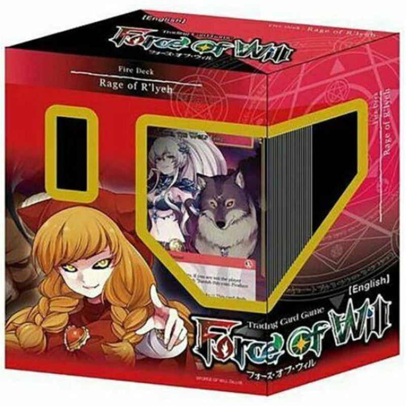 FORCE OF WILL STARTER DECK FIRE DECK RAGE OF R'YLEH NEW - Tistaminis