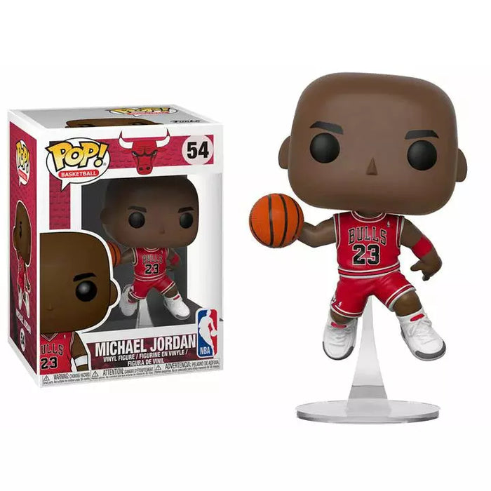 FUNKO POP! NBA MICHAEL JORDAN (BULLS RED JERSEY) #54 NEW - Tistaminis