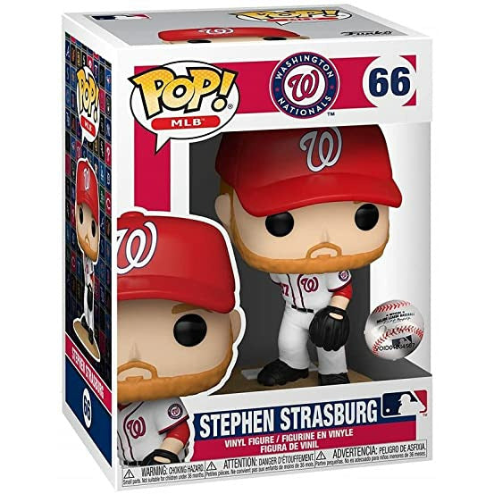 FUNKO POP! POP MLB STEPHEN STRASBURG (HOME) NATIONALS #66 NEW - Tistaminis