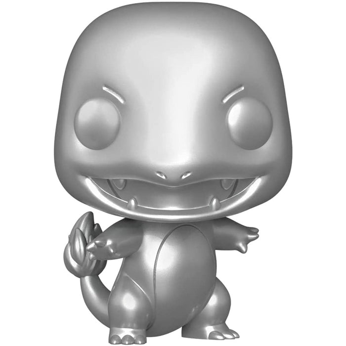 FUNKO POP! POP POKEMON CHARMANDER SILVER 25TH CELEBRATION #455 NEW - Tistaminis