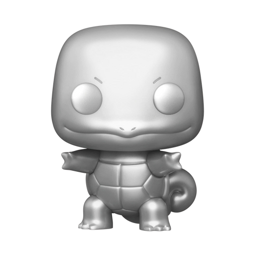 Funko POP POKEMON SQUIRTLE - Silver Metallic #504 New - Tistaminis