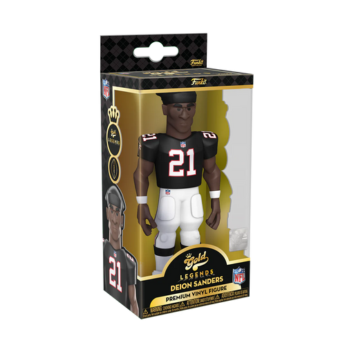 GOLD 5" NFL FALCONS DEION SANDERS - Tistaminis