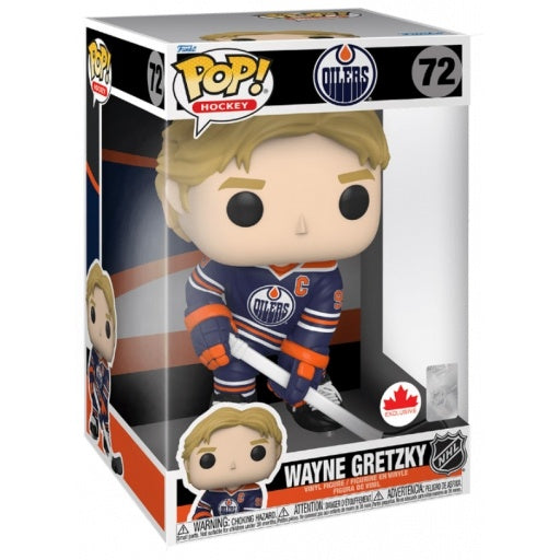 FUNKO POP NHL WAYNE GRETZKY 10" (BLUE UNI) NEW - Tistaminis