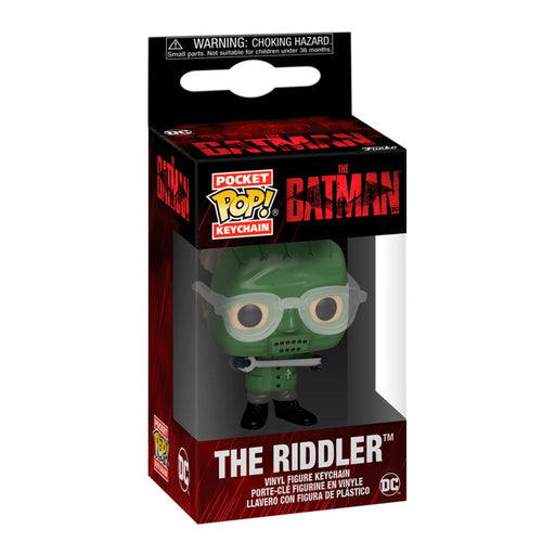 Funko Pop! DC The Batman Riddler Pocket Keychain New - Tistaminis