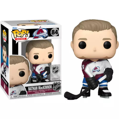 FUNKO POP NHL AVALANCHE NATHAN MACKINNON AWAY #84 NEW - Tistaminis