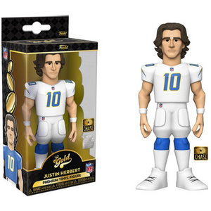 Funko POP! GOLD 5" NFL CHARGERS JUSTIN HERBERT CHASE New - Tistaminis