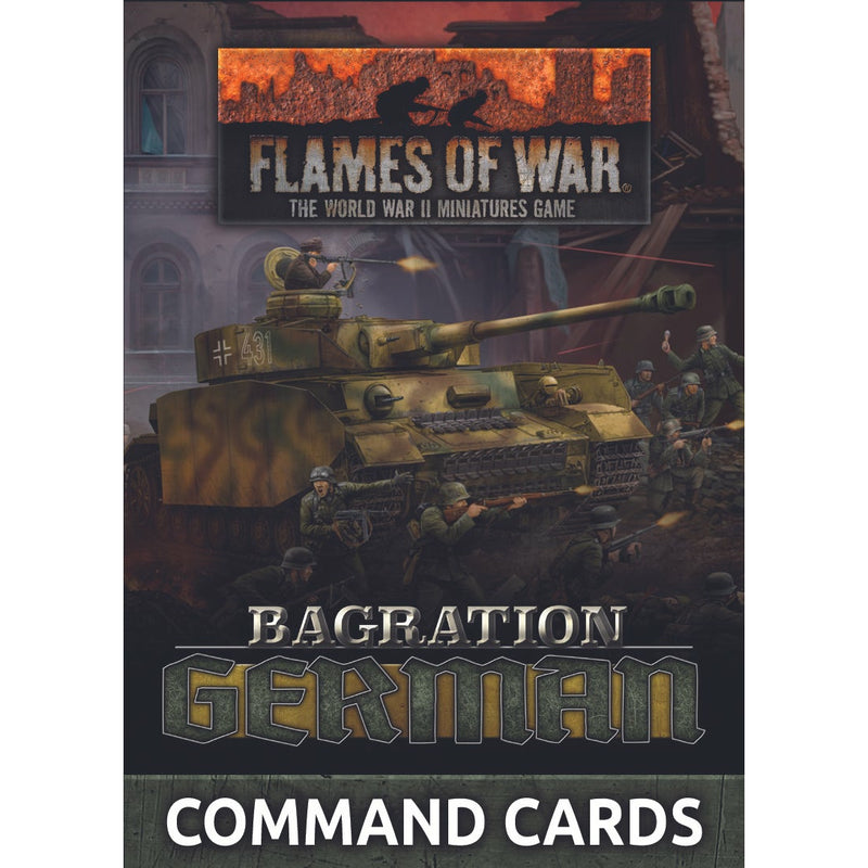 Flames of War - Bagration: German Command Cards (55x Cards) New - Tistaminis
