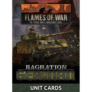 Flames of War - Bagration: German Unit Cards (70x Cards) New - Tistaminis