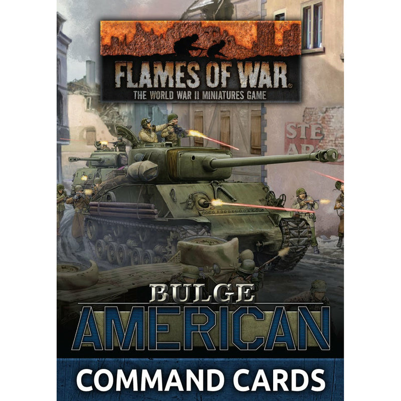 Flames of War American	Bulge: Americans Command Cards Nov 6 PreOrder - Tistaminis