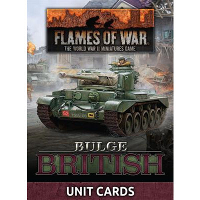 Flames of War Bulge: British Unit Cards (64x Cards) - Tistaminis
