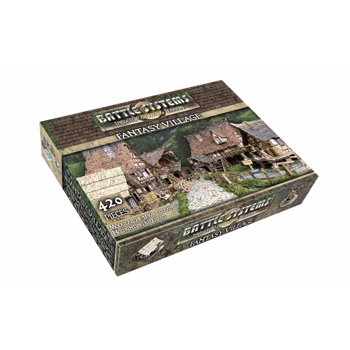 BATTLE SYSTEMS TERRAIN FANTASY VILLAGE NEW - Tistaminis