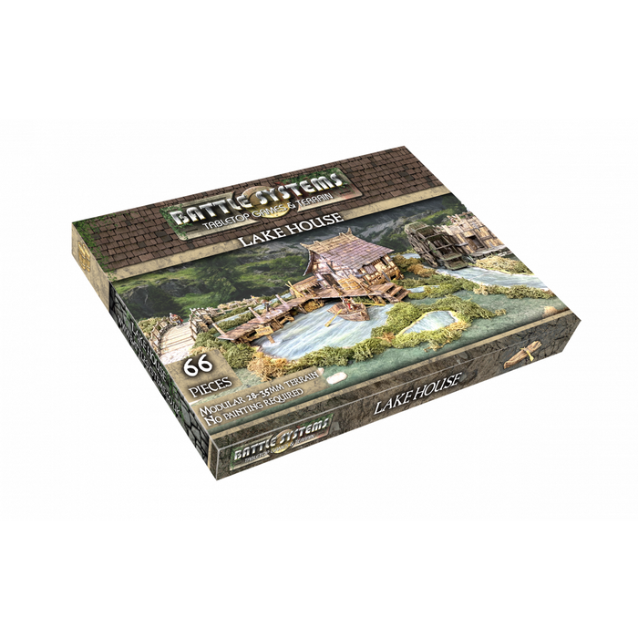 BATTLE SYSTEMS TERRAIN LAKE HOUSE NEW - Tistaminis