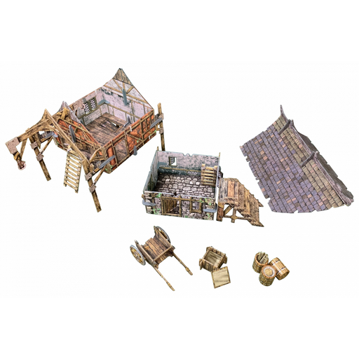 BATTLE SYSTEMS TERRAIN STORAGE BARN NEW - Tistaminis