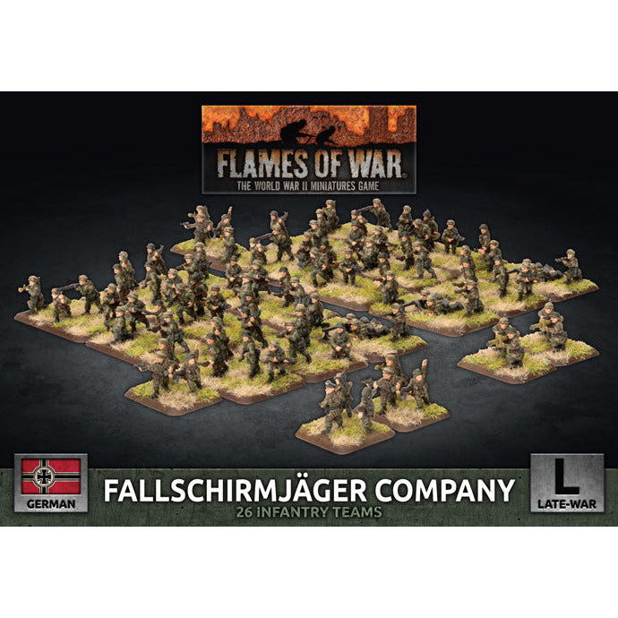 Flames Of War German Fallschirmjager Company New - Tistaminis