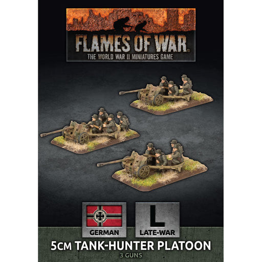 Flames Of War German 5cm Tank-Hunter Platoon New - Tistaminis